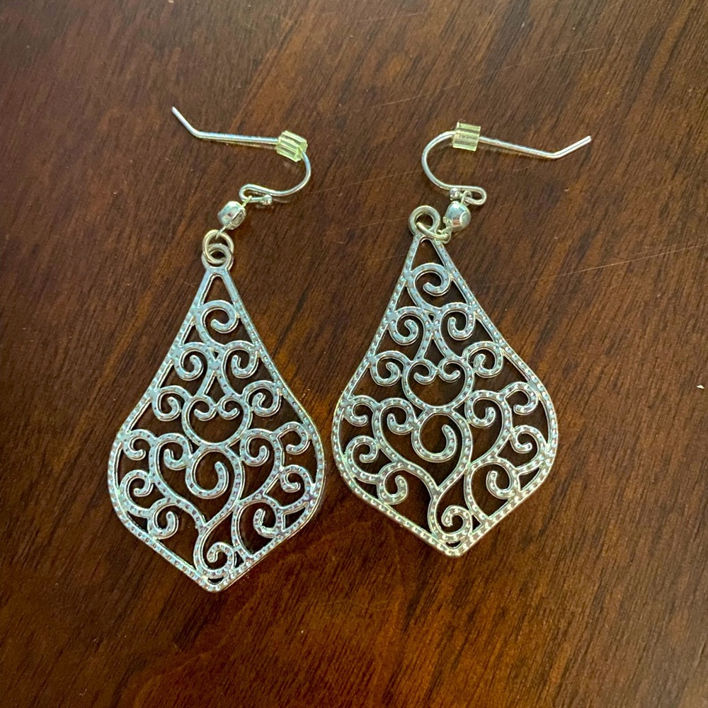Silver Statement Earrings